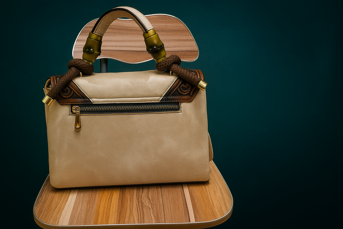 Embossed Vintage Leather Handbag - Your New Signature Piece