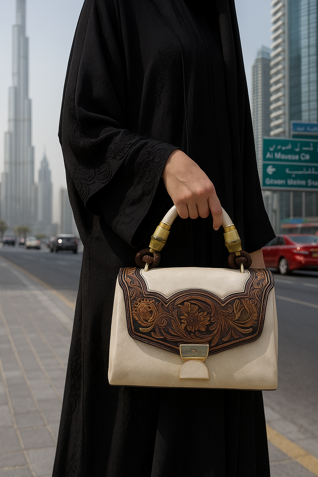 Embossed Vintage Leather Handbag - Your New Signature Piece